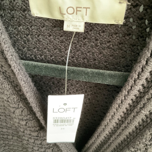 Loft open weave crochet cardigan NWT - Picture 2 of 4